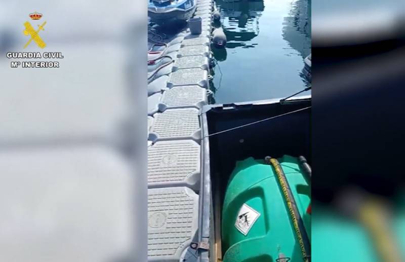 Illegal 'floating petrol station' discovered at La Manga boat hire business