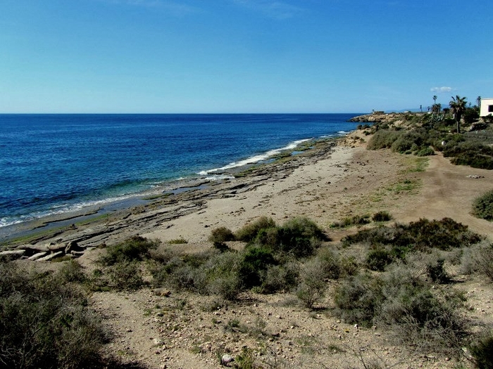 Águilas beaches: Playa de la Cañada del Negro, dog friendly beach