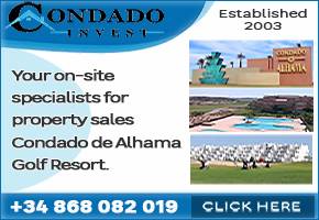 Condado Invest Murcia Home page