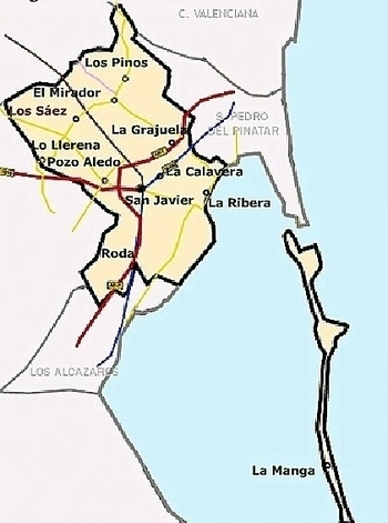 The villages of Los Pinos and El Mirador in San Javier