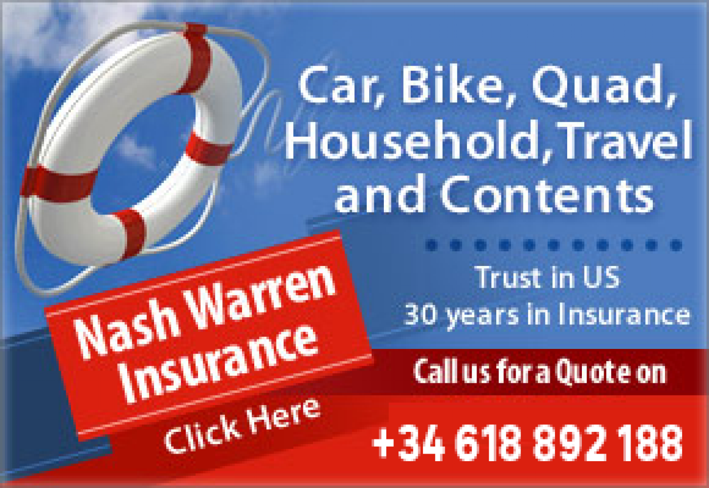 Nash Warren Insurance Bolnuevo Murcia