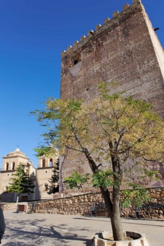 Aledo castle, the Torre del Homenaje or medieval keep
