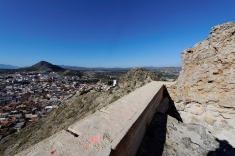 The Castillo de San Juan in Calasparra