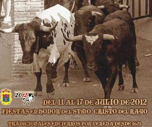 Moratalla Fiestas and Bull running 11th to 17th July