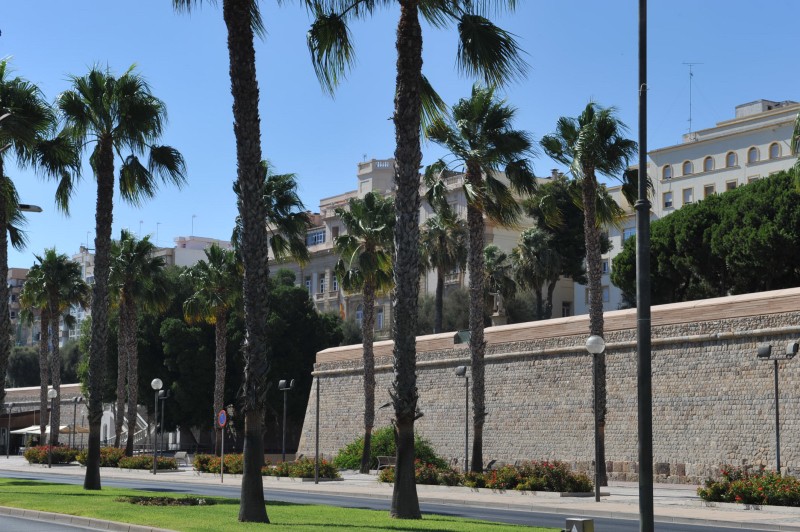 The Muralla del Mar in Cartagena, part of the last defensive wall to surround the city