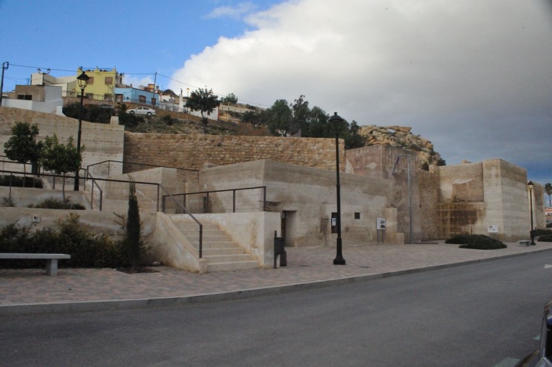 The Porche de San Antonio and the city wall of Lorca