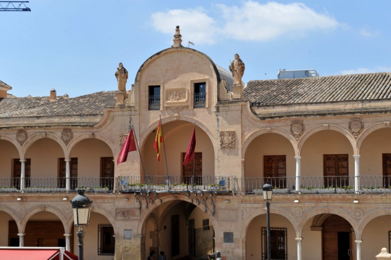 The Casa Consistorial, the Town Hall of Lorca