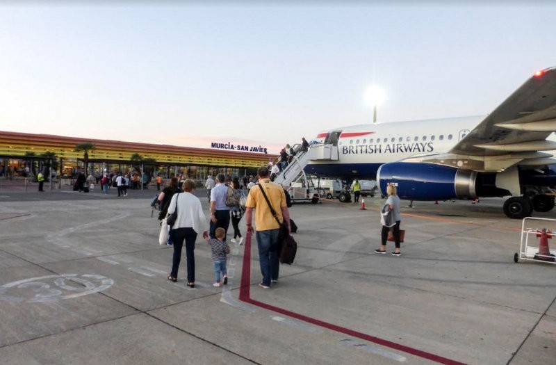 Already more passengers at San Javier airport this year than in the whole of 2016