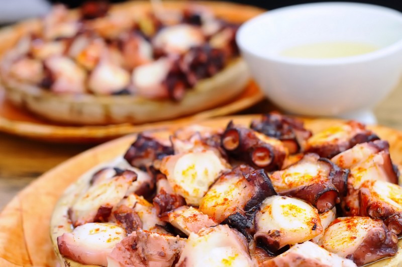 Tapas to try in the Region of Murcia: octopus