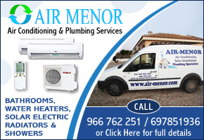 Air Menor air conditioning, solar heating, plumbing