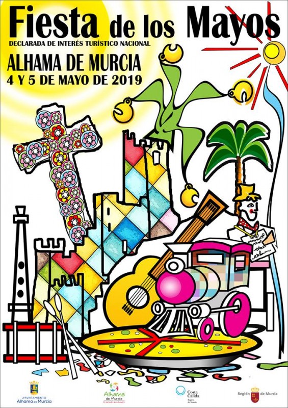 <span style='color:#780948'>ARCHIVED</span> - 26th April to 5th May 2019 Los Mayos fiestas in Alhama de Murcia: full programme