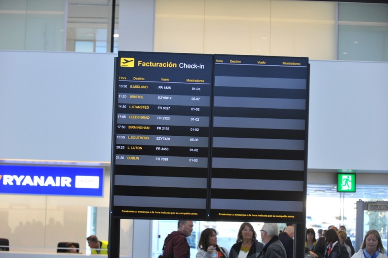 20,000 passengers fewer for Murcian regional airport during June
