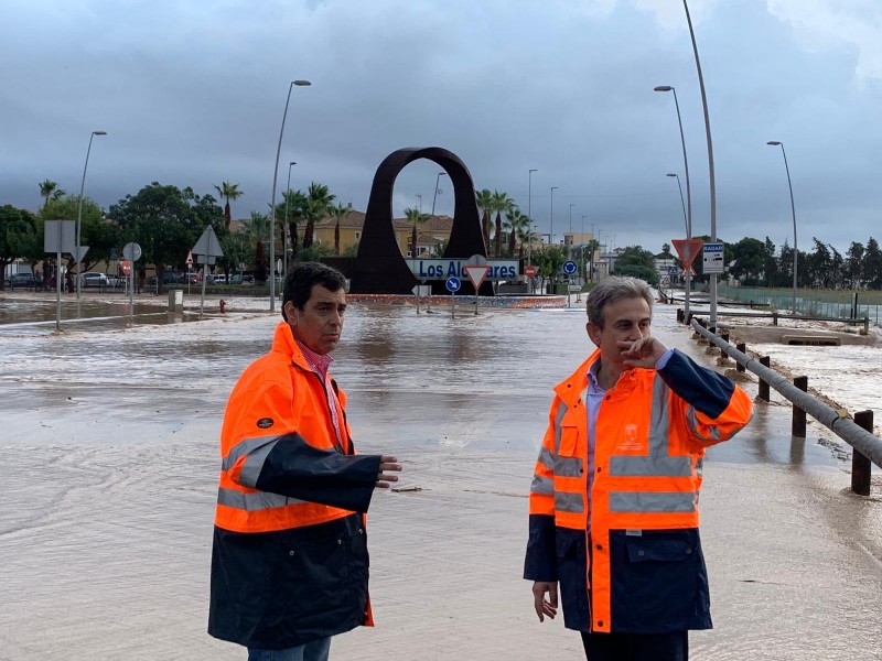 <span style='color:#780948'>ARCHIVED</span> - Los Alcázares under water: Mayor requests help to evacuate stranded residents