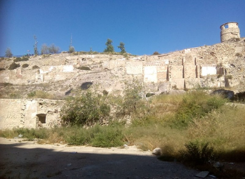 The Morería district next to the Molinete archaeological park in Cartagena