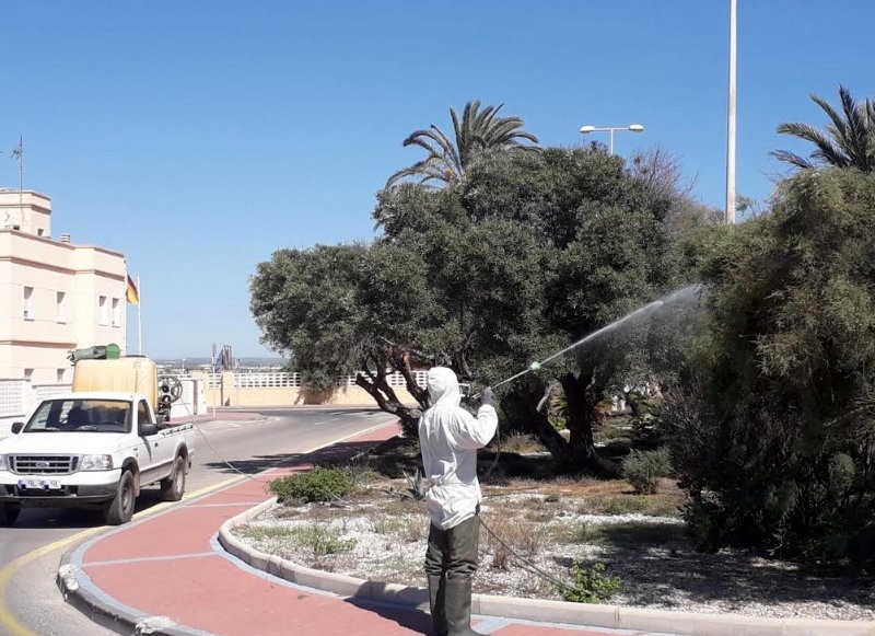 <span style='color:#780948'>ARCHIVED</span> - Anti-mosquito spraying stepped up in San Pedro del Pinatar following gota fría flooding