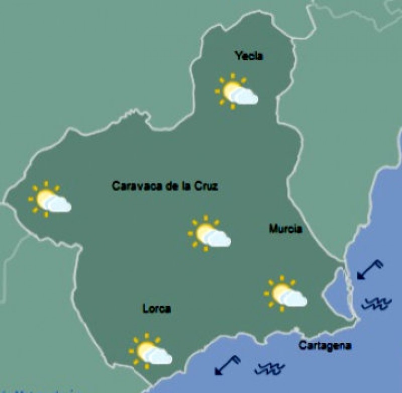 <span style='color:#780948'>ARCHIVED</span> - Back up to 33 degrees in Murcia this weekend