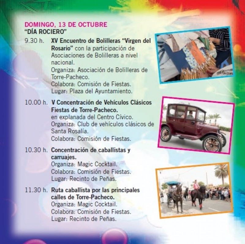 <span style='color:#780948'>ARCHIVED</span> - 11th to 13th October ; Last weekend of Torre Pacheco Fiestas