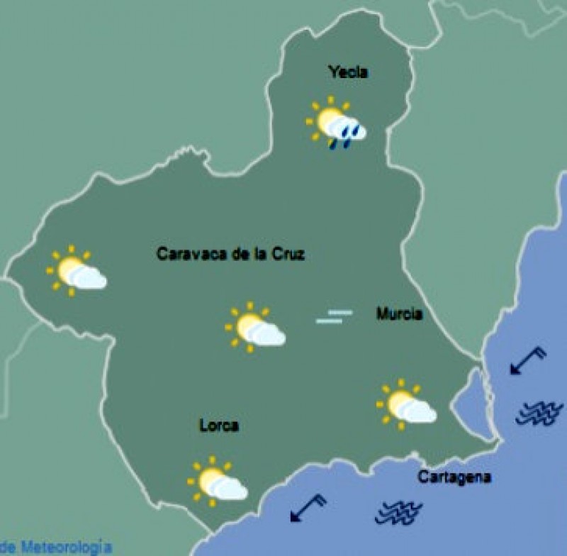 <span style='color:#780948'>ARCHIVED</span> - Temperatures to drop by 6 degrees as autumn reaches Murcia at last