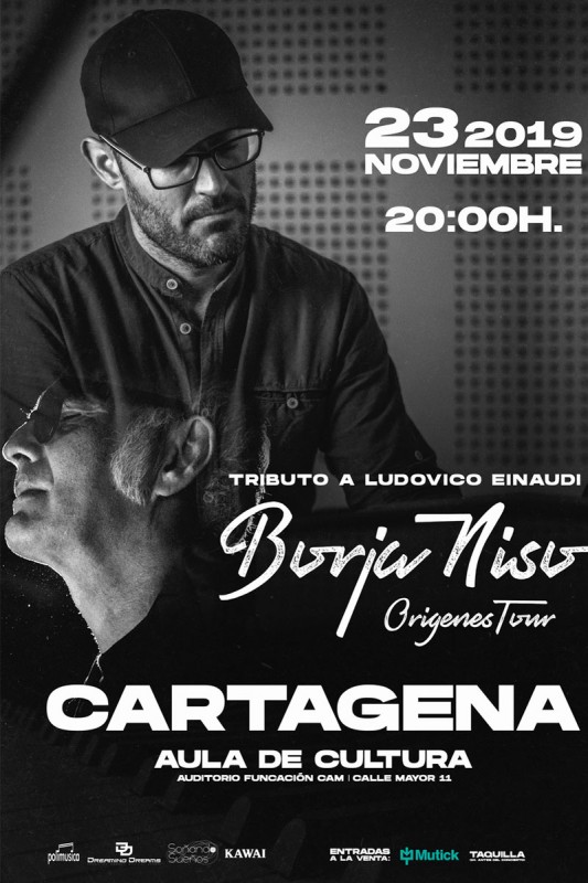<span style='color:#780948'>ARCHIVED</span> - 23rd November Cartagena Borja Niso in a tribute to Ludovico Einaudi