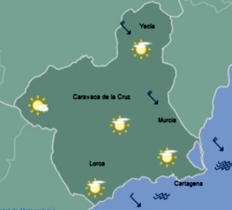 <span style='color:#780948'>ARCHIVED</span> - Close to 30 degrees in Murcia this weekend but much cooler next week