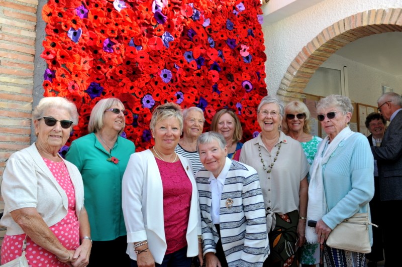 <span style='color:#780948'>ARCHIVED</span> - Camposol poppy cascade pays tribute to the fallen