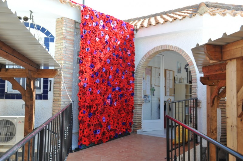 <span style='color:#780948'>ARCHIVED</span> - Camposol poppy cascade pays tribute to the fallen