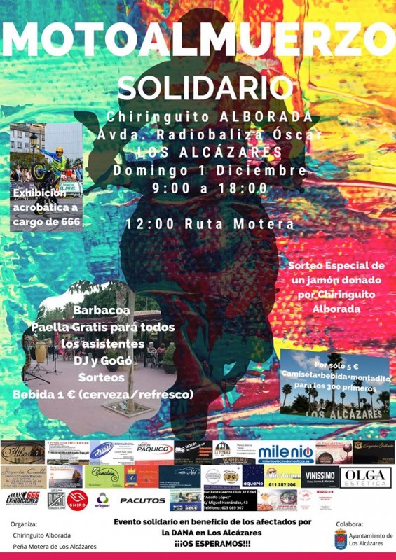 <span style='color:#780948'>ARCHIVED</span> - Sunday 1st December solidarity Biker’s breakfast in Los Alcázares
