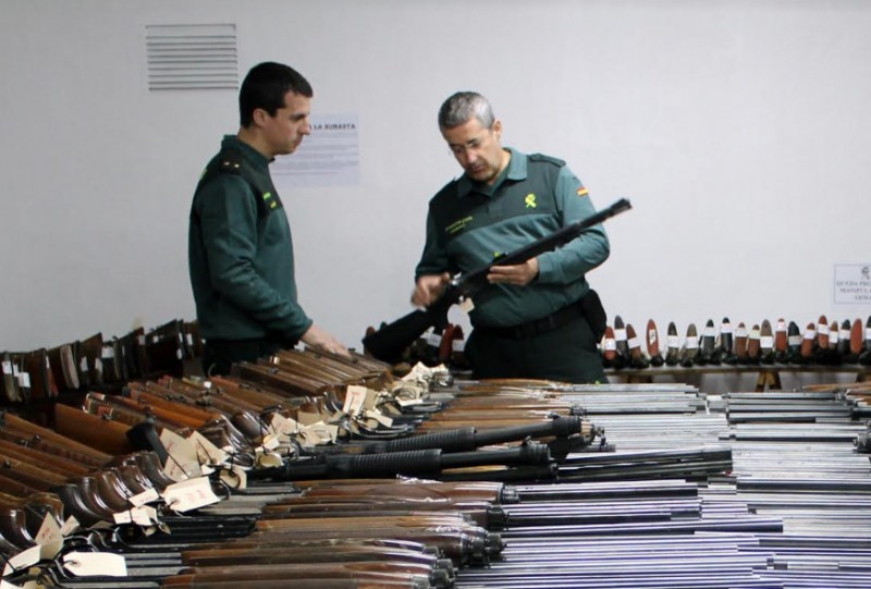 <span style='color:#780948'>ARCHIVED</span> - Murcia Guardia Civil auctioning off 773 firearms this week
