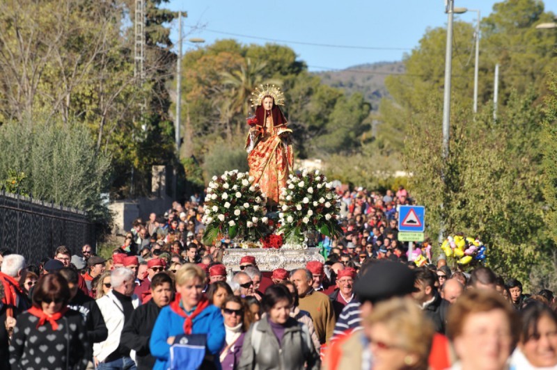 <span style='color:#780948'>ARCHIVED</span> - 7th January, the Romería of Santa Eulalia in Totana