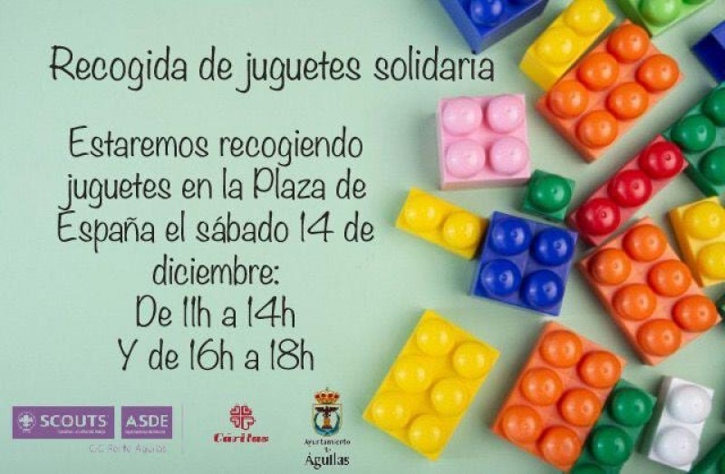 <span style='color:#780948'>ARCHIVED</span> - Saturday 14th December Águilas collects toy donations for the needy