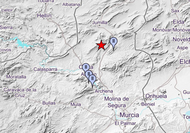 <span style='color:#780948'>ARCHIVED</span> - 3.2 mbLg earthquake shakes Jumilla and parts of northern Murcia