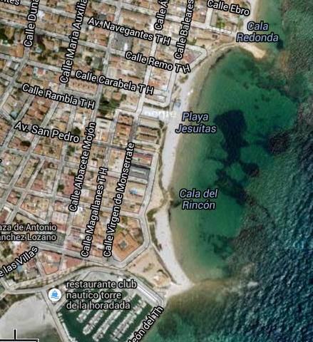 Playa de los Jesuitas-Cala Rincón, Pilar de la Horadada
