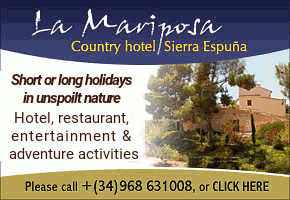 La Mariposa Hotel, Restaurant and Activity Centre Sierra Espuna
