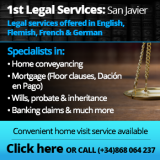 1st Legal, English-speaking solicitors firm in San Javier 
