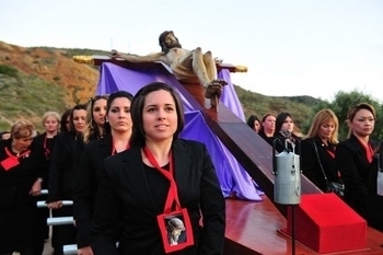 Vía Crucis, la Unión, the birth of a new tradition, symbol of the renaissance of La Unión