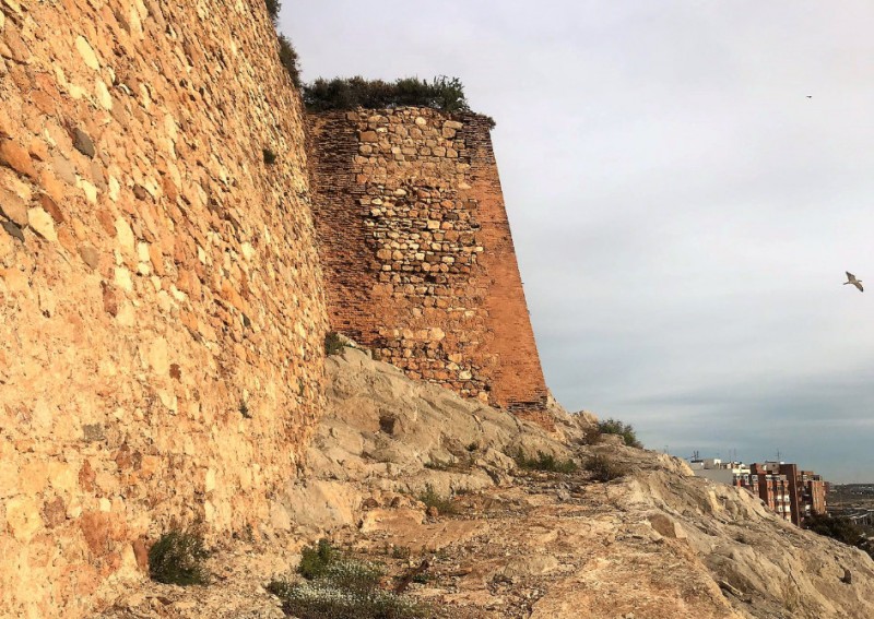 The castle of Despeñaperros in Cartagena