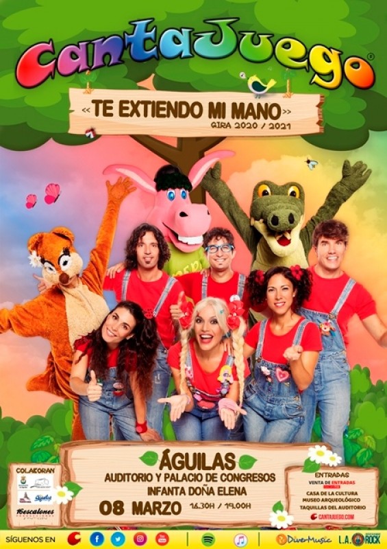 <span style='color:#780948'>ARCHIVED</span> - Sunday 8th March Children's musical theatre fun in Águilas: Cantajuego
