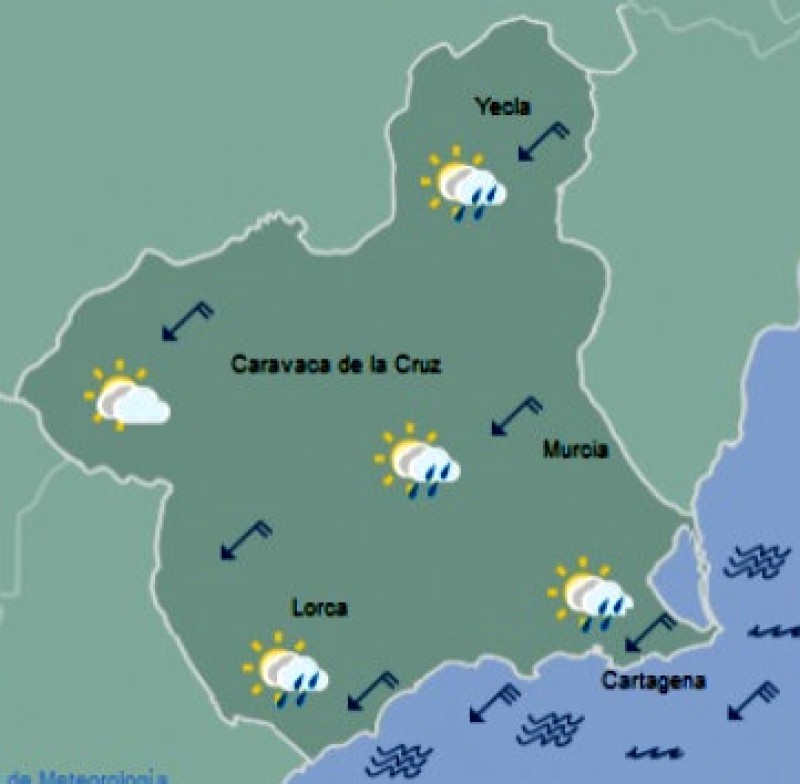 <span style='color:#780948'>ARCHIVED</span> - First rain of 2020 on the way to the Costa Cálida!