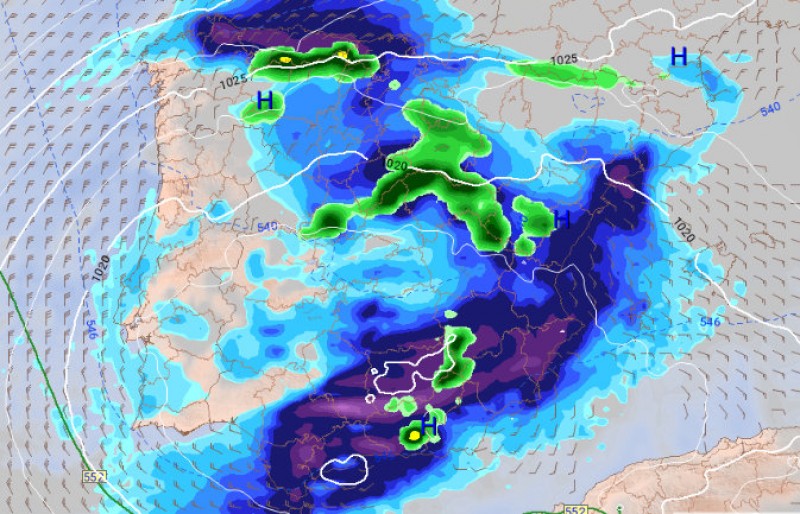 <span style='color:#780948'>ARCHIVED</span> - Snow and rain threaten for the weekend in the Costa Cálida as the cold continues