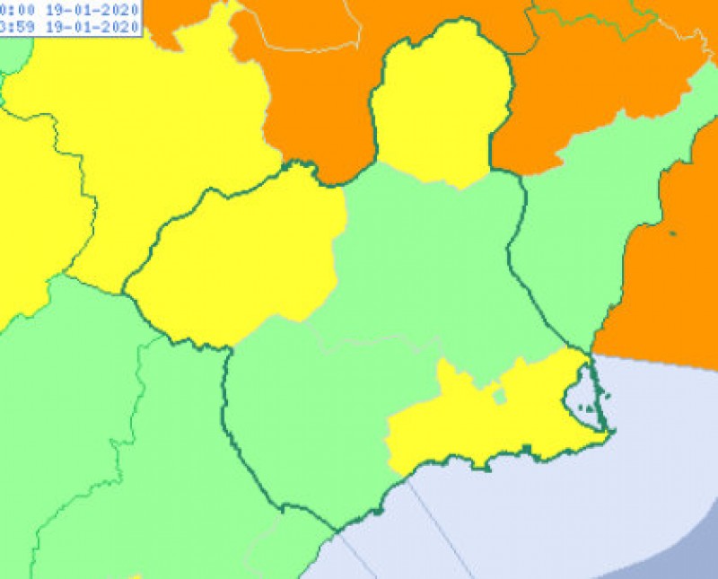 <span style='color:#780948'>ARCHIVED</span> - Snow and wind alerts issued for Sunday evening in the Region of Murcia