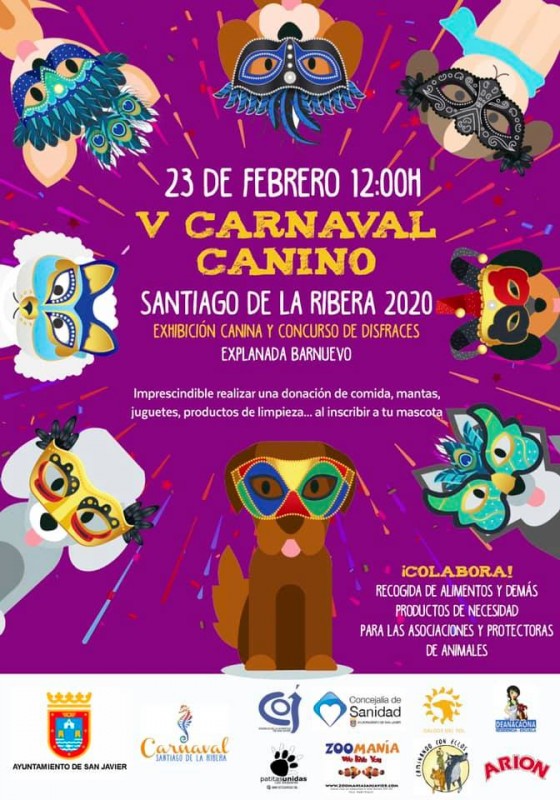 <span style='color:#780948'>ARCHIVED</span> - 23rd February Canine Carnival in Santiago de la Ribera
