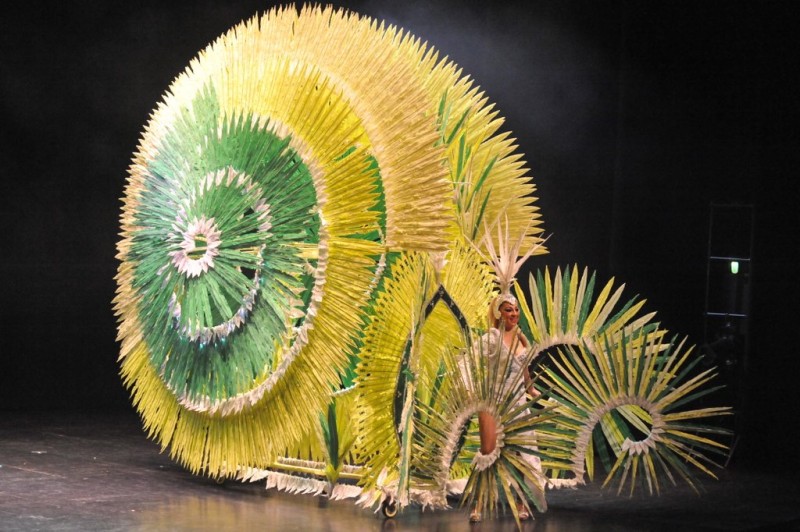 <span style='color:#780948'>ARCHIVED</span> - Stunning paper costumes a taste of Águilas Carnival to come