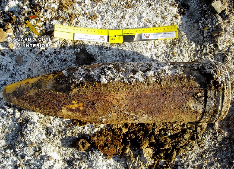 <span style='color:#780948'>ARCHIVED</span> - Active Civil War bombs still being found all over the Region of Murcia