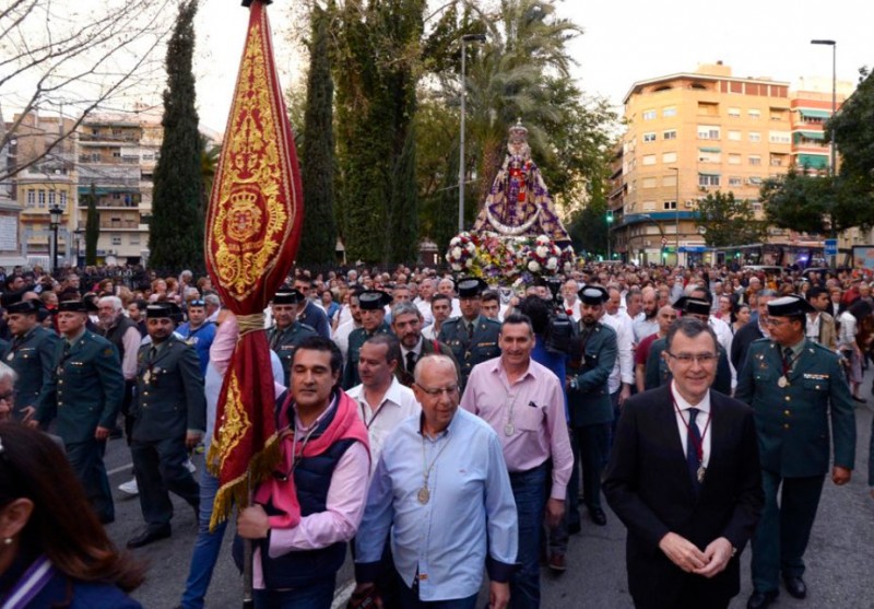 <span style='color:#780948'>ARCHIVED</span> - La Fuensanta, the patron of Murcia arrives in the city for Easter