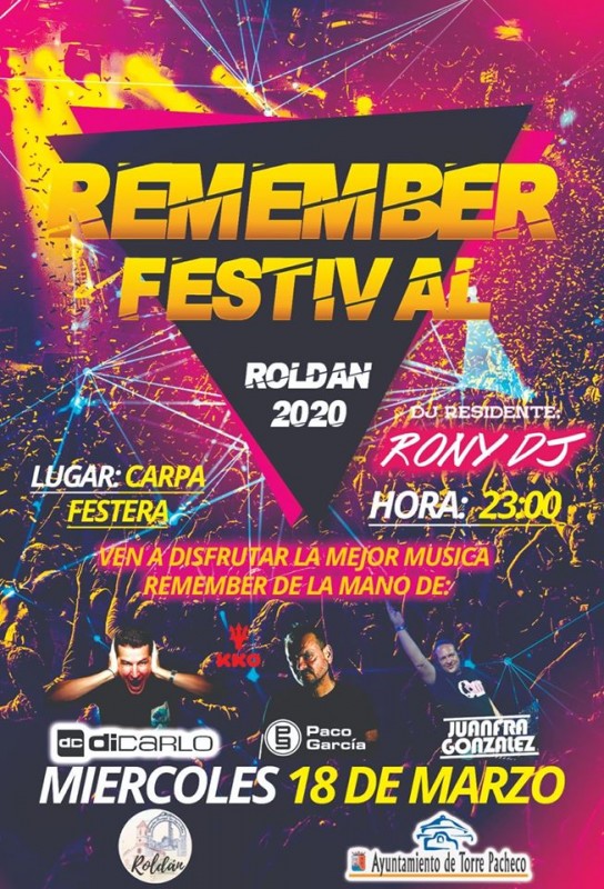 <span style='color:#780948'>ARCHIVED</span> - 16th to 22nd March Fiestas in Roldán Torre Pacheco