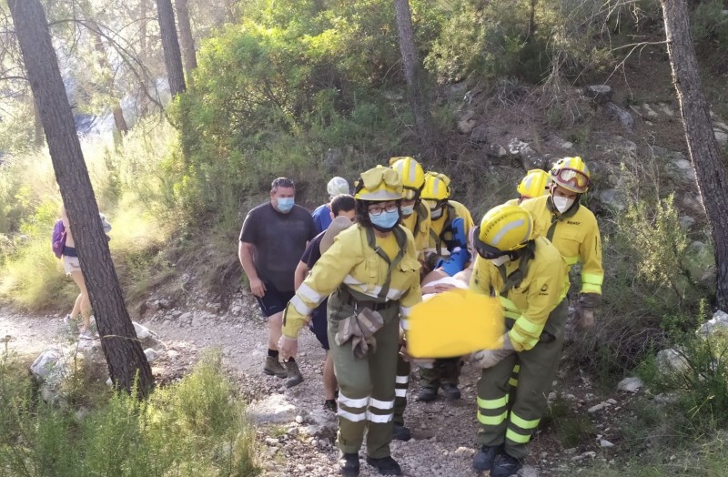 <span style='color:#780948'>ARCHIVED</span> - Hot trek for rescue services in Moratalla