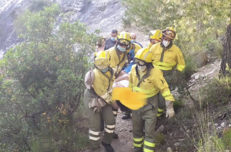 <span style='color:#780948'>ARCHIVED</span> - Hot trek for rescue services in Moratalla