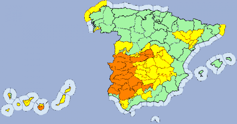 <span style='color:#780948'>ARCHIVED</span> - Hot in Spain today with 40 degrees in some areas