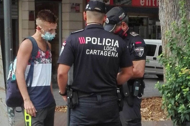 <span style='color:#780948'>ARCHIVED</span> - More than 500 fines issued for not wearing masks in Murcia and Cartagena last weekend