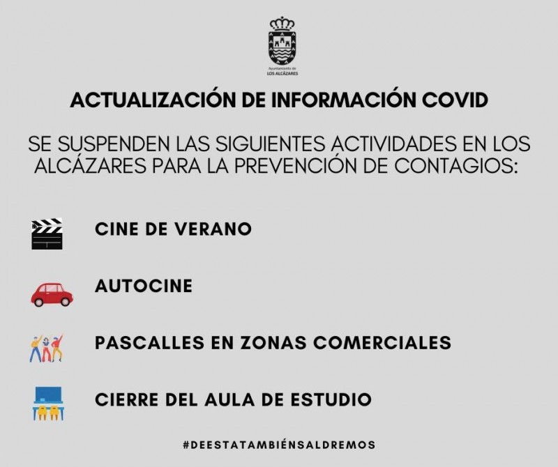 <span style='color:#780948'>ARCHIVED</span> - Los Alcázares council cancels summer events due to rise in Covid cases